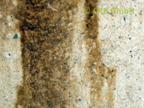 Decoloración en un clinker de cerámica | © CRB Analysis Service GmbH