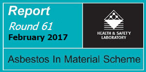Rapporto del Laboratorio di Sicurezza Sanitaria 61 - Schema sull'amianto nei materiali | © Health Safety Labaratory