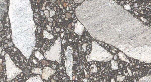 CRB GmbH | Photo macroscopique d'une carotte d'asphalte | © CRB Analyse Service GmbH