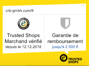 French Trusted Shops certification for CRB's asbestos analysis store