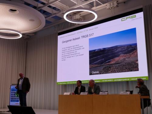 DCONex 2026: presentazione CRB sull'amianto geogenico
